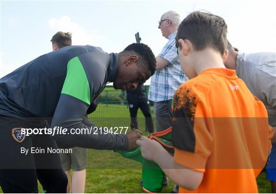 Republic of Ireland Training Session & Press Conference Republic of Ireland Training Session & Press Conference