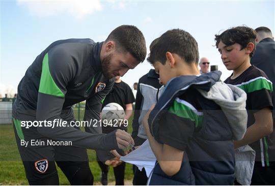 Republic of Ireland Training Session & Press Conference Republic of Ireland Training Session & Press Conference