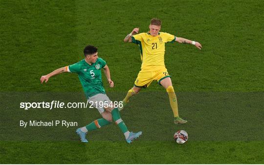 Republic of Ireland v Lithuania - International Friendly Republic of Ireland v Lithuania - International Friendly