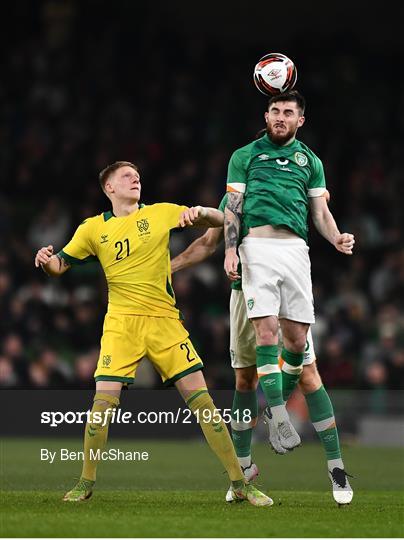 Republic of Ireland v Lithuania - International Friendly Republic of Ireland v Lithuania - International Friendly