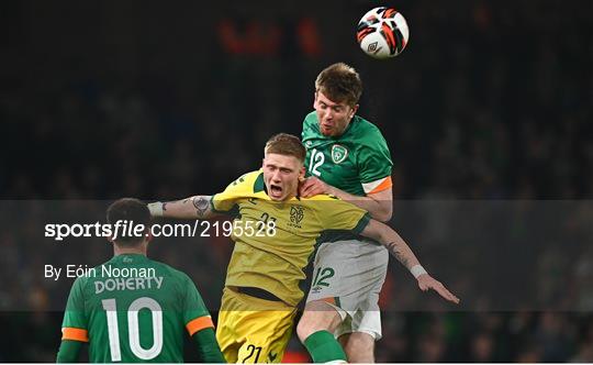Republic of Ireland v Lithuania - International Friendly Republic of Ireland v Lithuania - International Friendly