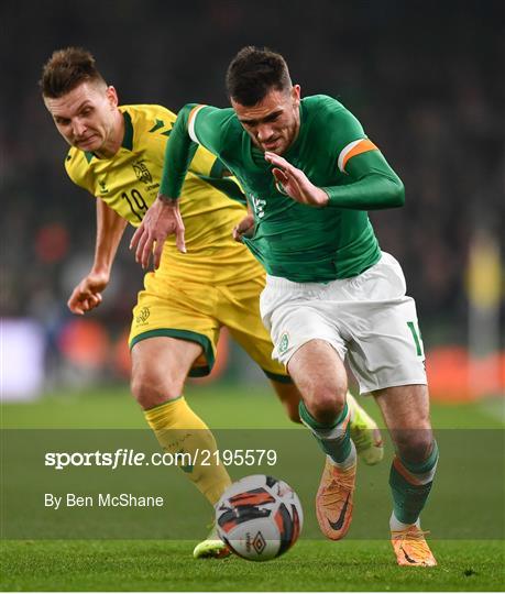 Republic of Ireland v Lithuania - International Friendly Republic of Ireland v Lithuania - International Friendly