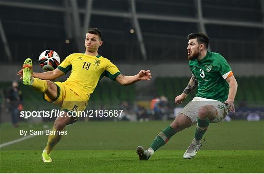 Republic of Ireland v Lithuania - International Friendly Republic of Ireland v Lithuania - International Friendly