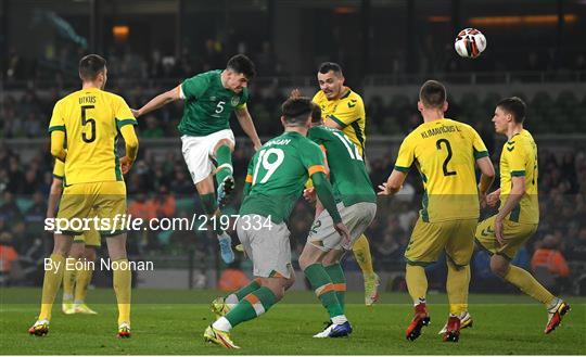 Republic of Ireland v Lithuania - International Friendly Republic of Ireland v Lithuania - International Friendly