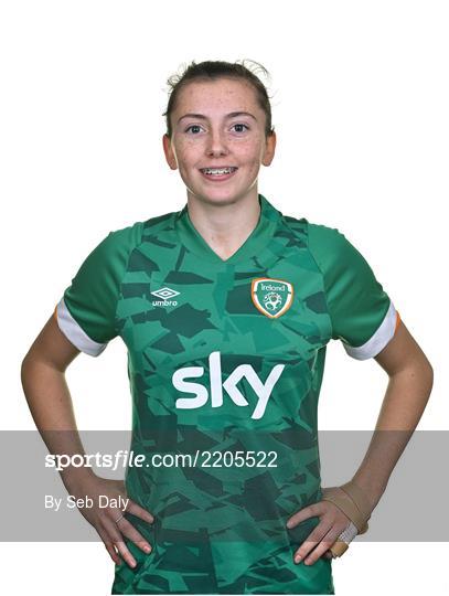 Republic of Ireland Women Squad Portraits