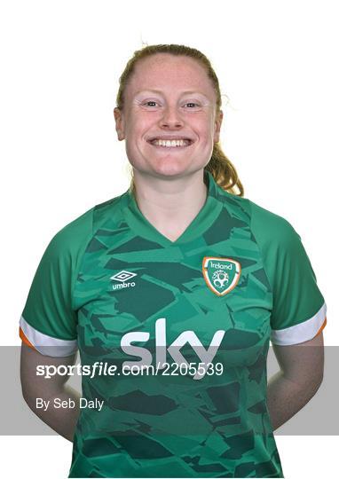 Republic of Ireland Women Squad Portraits