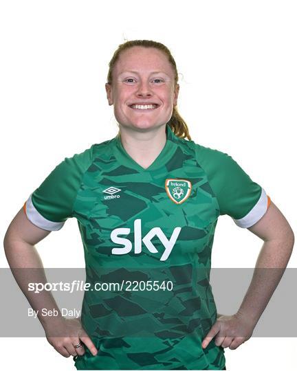 Republic of Ireland Women Squad Portraits