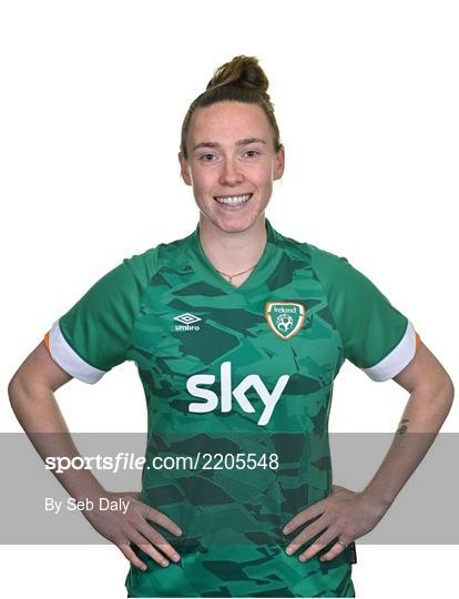 Republic of Ireland Women Squad Portraits