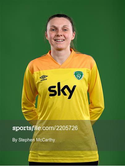 Republic of Ireland Women Squad Portraits