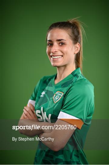 Republic of Ireland Women Squad Portraits