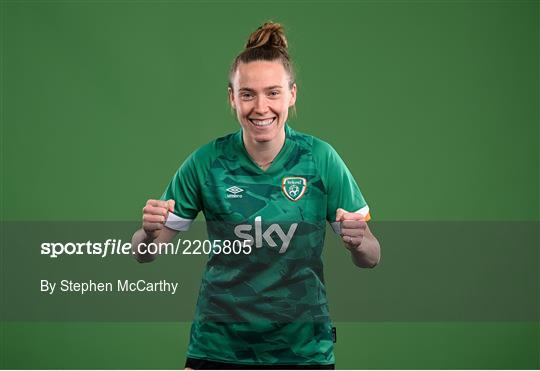 Republic of Ireland Women Squad Portraits