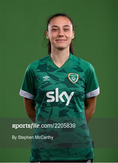 Republic of Ireland Women Squad Portraits