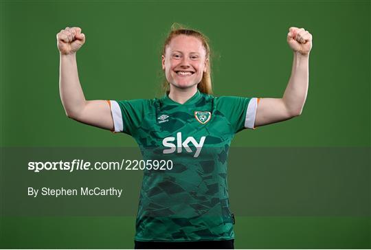 Republic of Ireland Women Squad Portraits