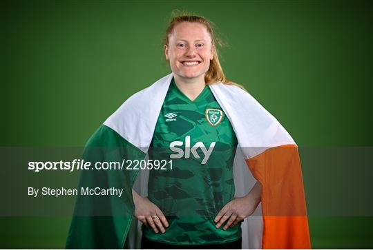 Republic of Ireland Women Squad Portraits