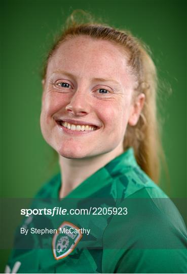 Republic of Ireland Women Squad Portraits