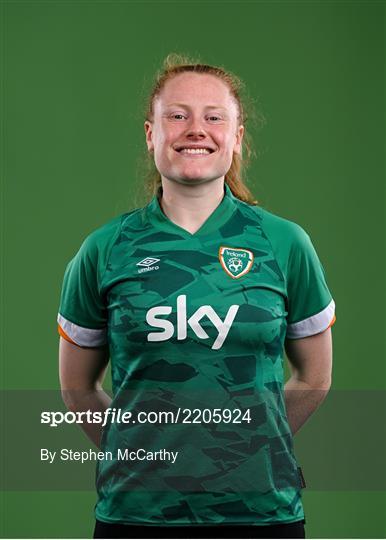 Republic of Ireland Women Squad Portraits