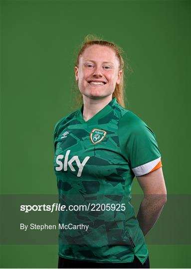 Republic of Ireland Women Squad Portraits