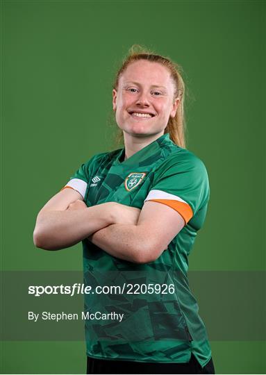 Republic of Ireland Women Squad Portraits