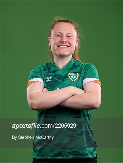 Republic of Ireland Women Squad Portraits