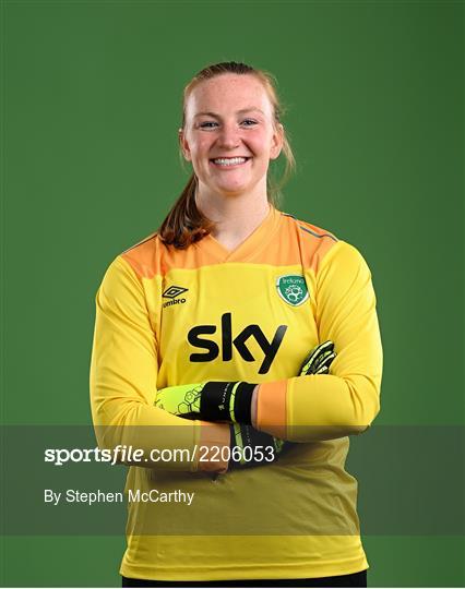 Republic of Ireland Women Squad Portraits