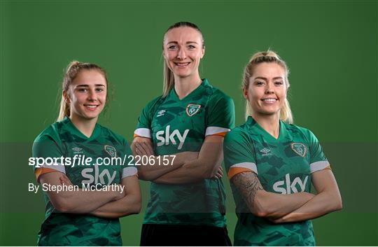 Republic of Ireland Women Squad Portraits