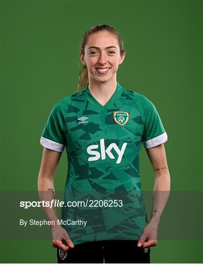 Republic of Ireland Women Squad Portraits