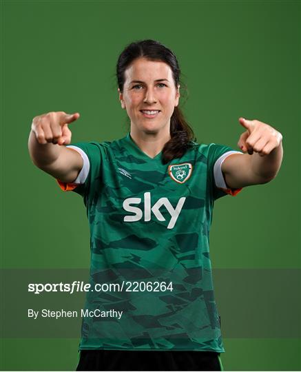 Republic of Ireland Women Squad Portraits