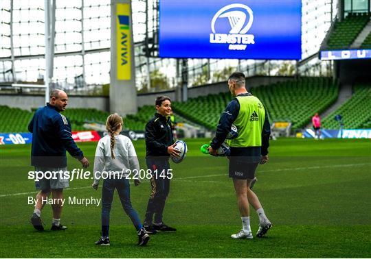 Leinster Rugby Captain’s Run Welcome Adam Reddington and Make-A-Wish Charity