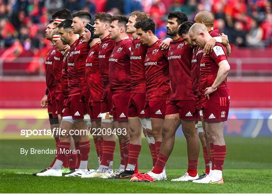 Munster v Exeter Chiefs - Heineken Champions Cup Round of 16 Second Leg Munster v Exeter Chiefs - Heineken Champions Cup Round of 16 Second Leg