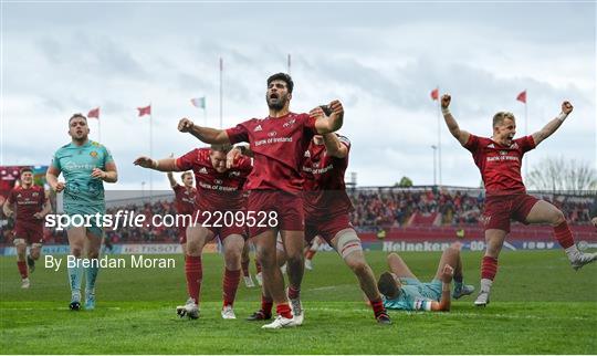 Munster v Exeter Chiefs - Heineken Champions Cup Round of 16 Second Leg Munster v Exeter Chiefs - Heineken Champions Cup Round of 16 Second Leg