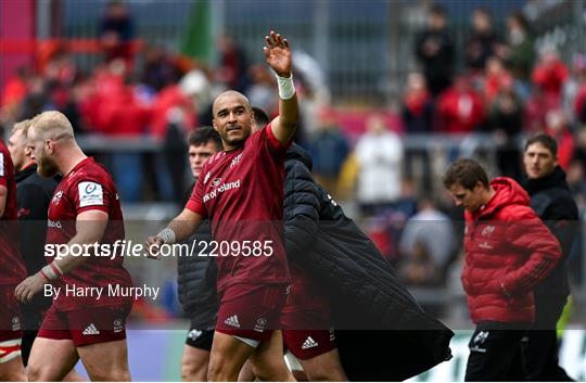 Munster v Exeter Chiefs - Heineken Champions Cup Round of 16 Second Leg Munster v Exeter Chiefs - Heineken Champions Cup Round of 16 Second Leg