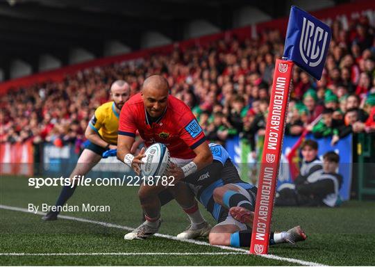 Munster v Cardiff - United Rugby Championship Munster v Cardiff - United Rugby Championship
