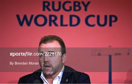 World Rugby Cup future hosts announcement media conference