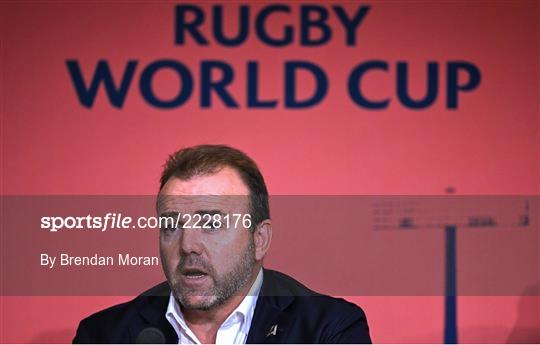 World Rugby Cup future hosts announcement media conference World Rugby Cup future hosts announcement media conference