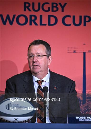 World Rugby Cup future hosts announcement media conference World Rugby Cup future hosts announcement media conference