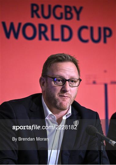 World Rugby Cup future hosts announcement media conference World Rugby Cup future hosts announcement media conference