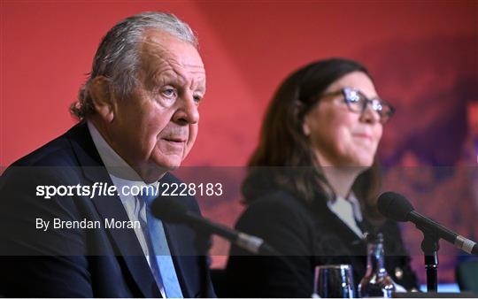 World Rugby Cup future hosts announcement media conference World Rugby Cup future hosts announcement media conference