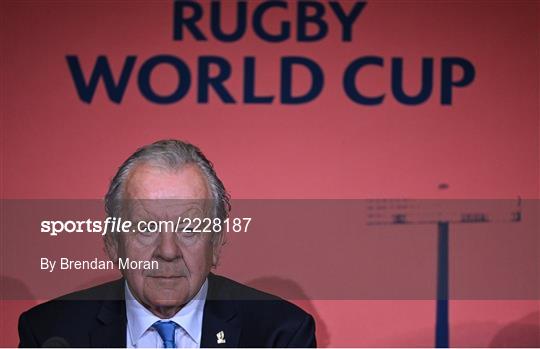 World Rugby Cup future hosts announcement media conference World Rugby Cup future hosts announcement media conference