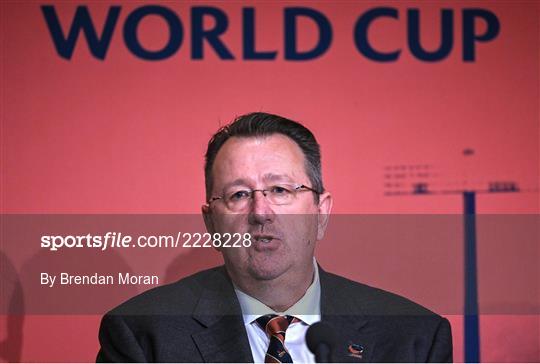 World Rugby Cup future hosts announcement media conference World Rugby Cup future hosts announcement media conference