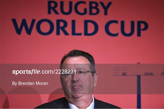 World Rugby Cup future hosts announcement media conference World Rugby Cup future hosts announcement media conference