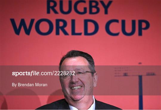 World Rugby Cup future hosts announcement media conference World Rugby Cup future hosts announcement media conference