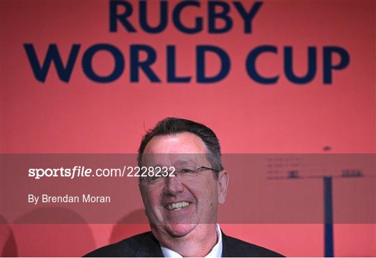 World Rugby Cup future hosts announcement media conference