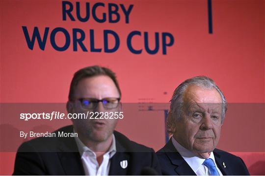 World Rugby Cup future hosts announcement media conference World Rugby Cup future hosts announcement media conference