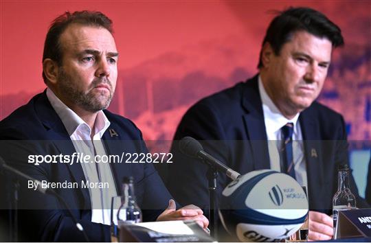 World Rugby Cup future hosts announcement media conference World Rugby Cup future hosts announcement media conference