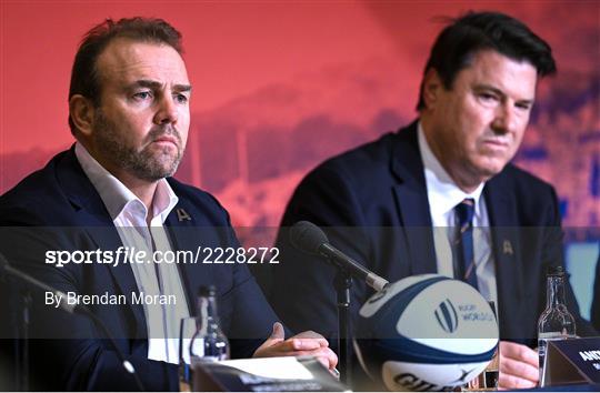 World Rugby Cup future hosts announcement media conference