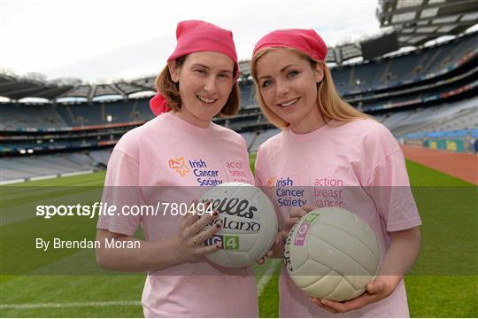 Ladies Gaelic Football Association and the Irish Cancer Society announce their partnership for 40th TG4 All-Ireland Championship