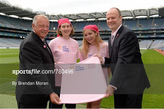 Ladies Gaelic Football Association and the Irish Cancer Society announce their partnership for 40th TG4 All-Ireland Championship
