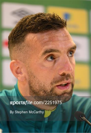 Republic of Ireland Press Conference & Training Session Republic of Ireland Press Conference & Training Session