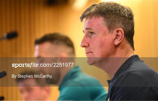 Republic of Ireland Press Conference & Training Session Republic of Ireland Press Conference & Training Session