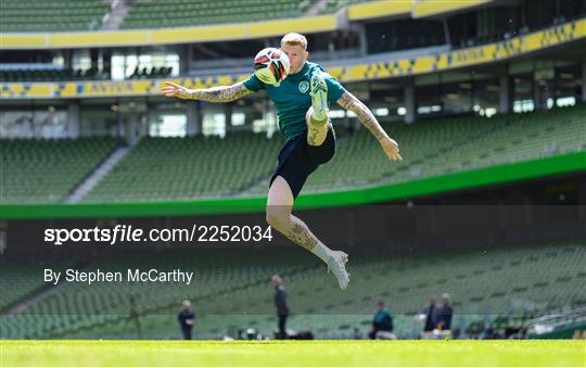 Republic of Ireland Press Conference & Training Session